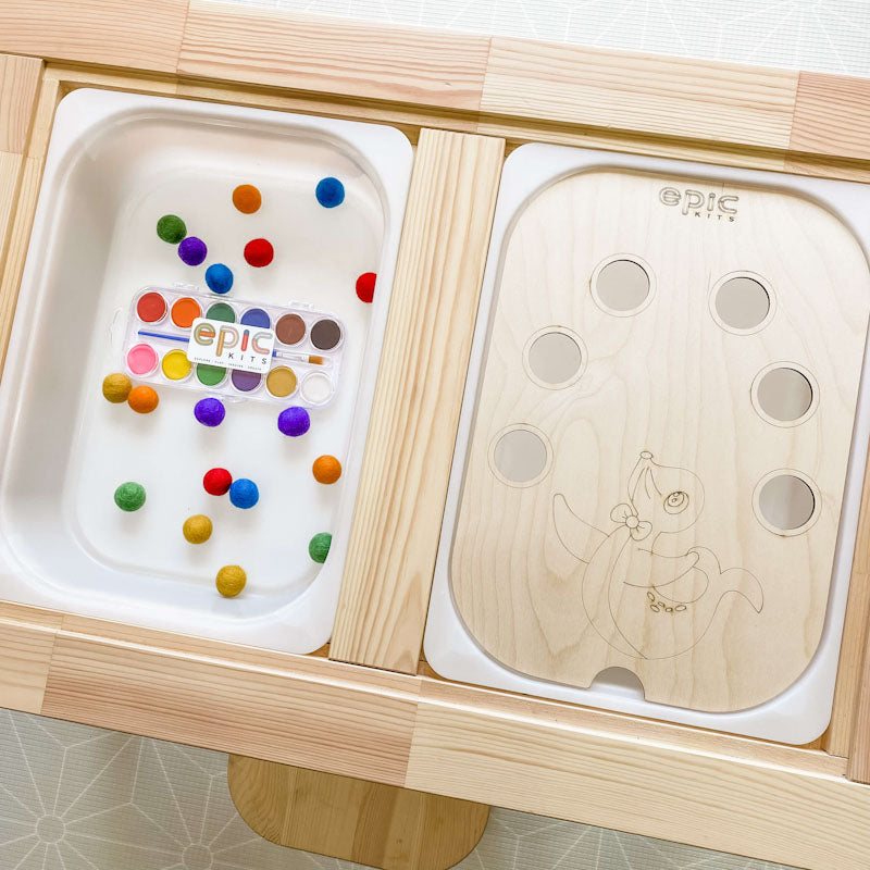 epic-kits-small-world-sensory-play-ideas-toddler-play-ikea-flisat-table-trofast-insert-felt-balls-flisat-table-inserts-australia-flisat-trofast-tub-inserts-colours-diy-seal